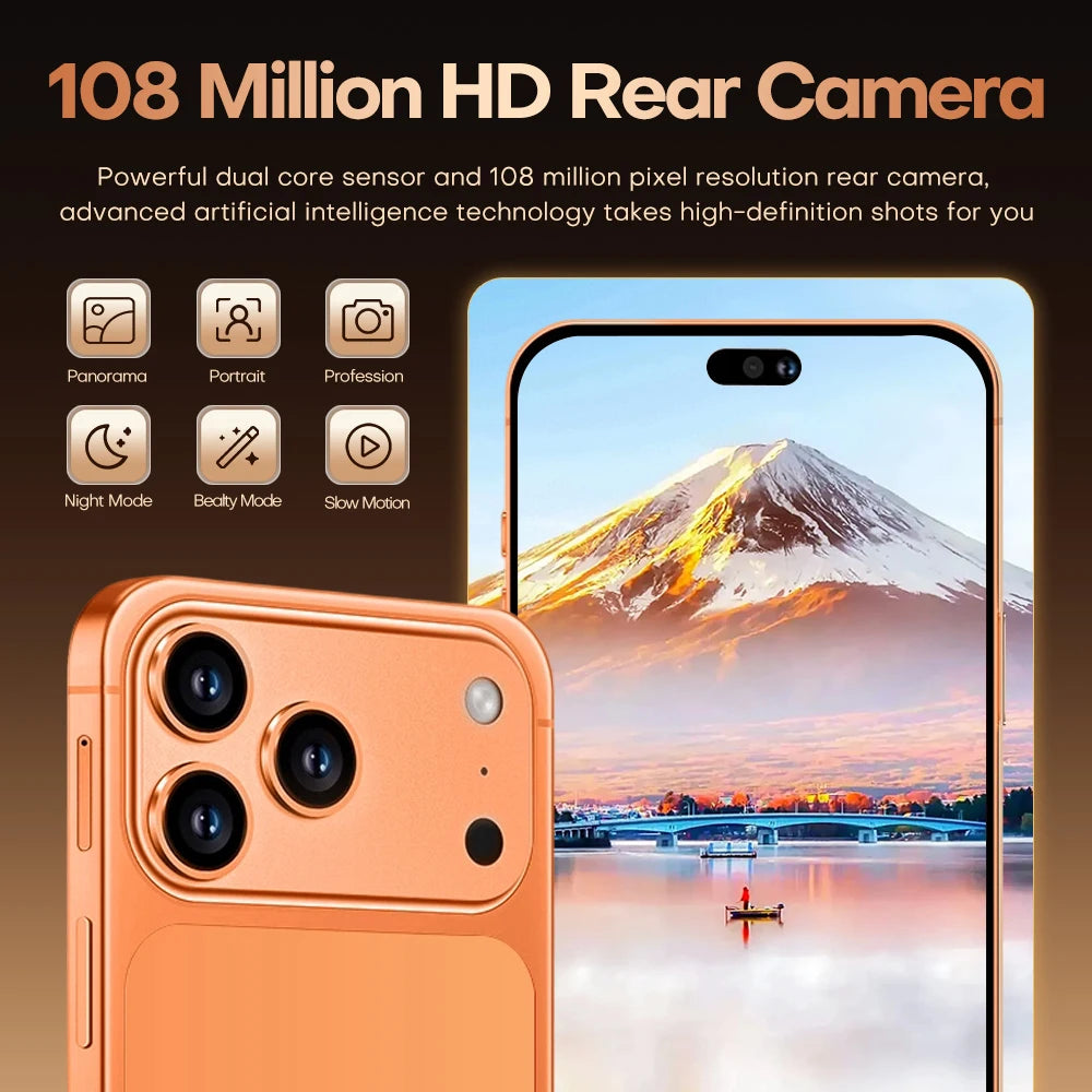 17 Pro Max 5G Smartphone, 1TB, 16GB RAM, OLED Display - Tidesmit Tidesmit