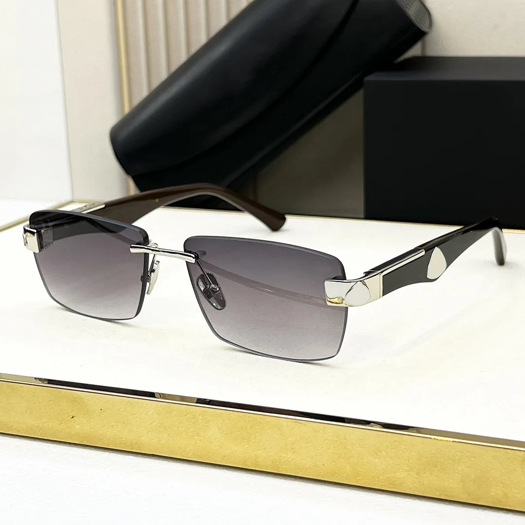 European American Fashion Cross-Border Sunglasses Light Luxury Casual Square Home Frameless Holiday Trendy Style for Men Women