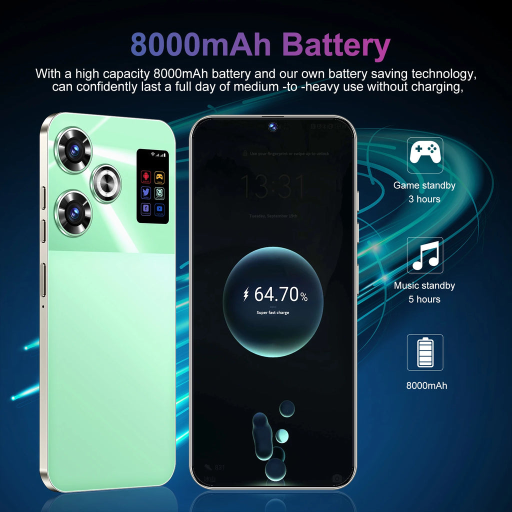 S25 Ultra 5G Smartphone - 1TB Storage, 108MP Camera, 7.3-inch Display Tidesmit