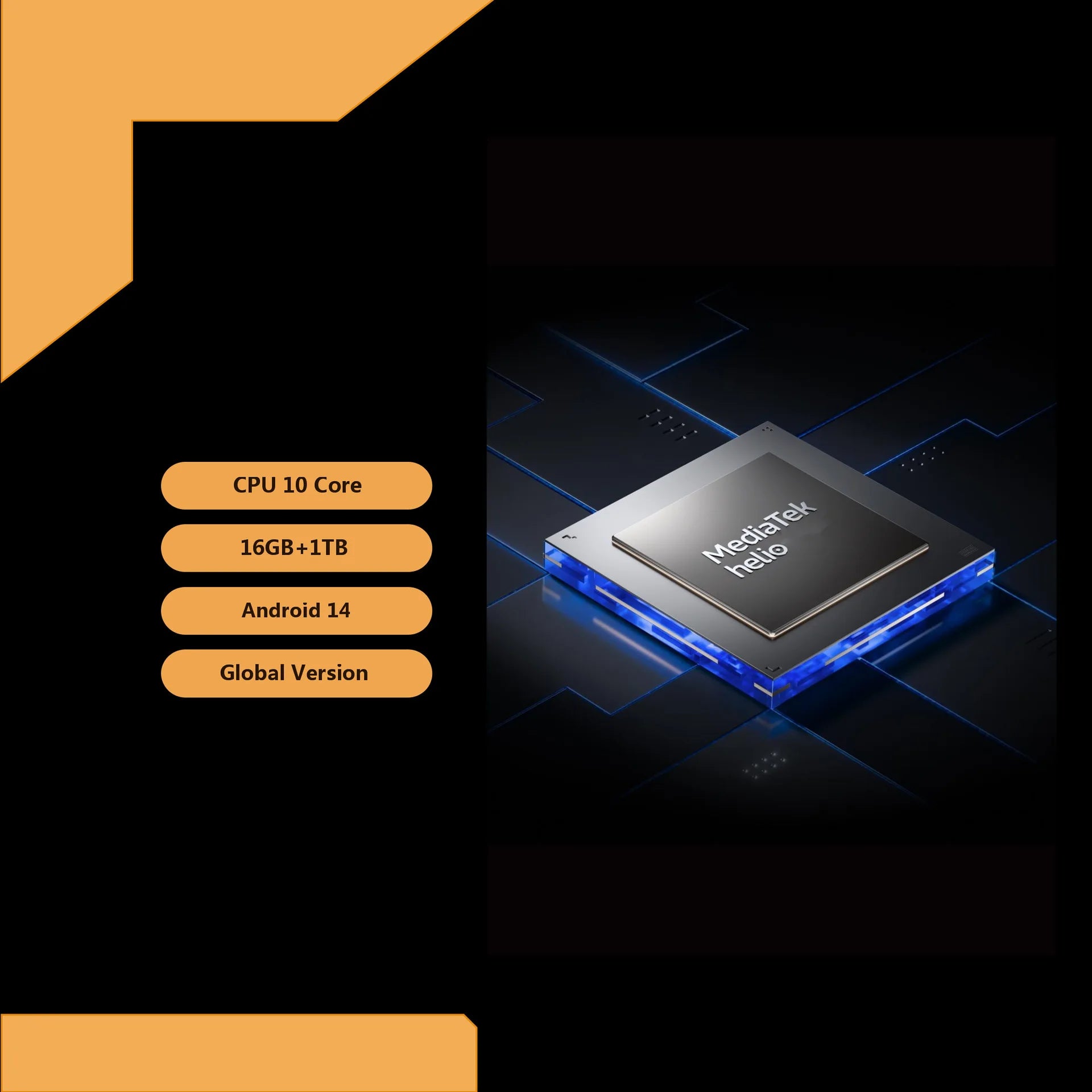 Spark 40 5G smartphone with 16GB RAM, 1TB storage, 108MP camera, and fast charging in an elegant new design.