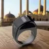 App Control Smart Tasbih Zikr Ring Muslim Gift Set Zinc Qibla Electronic Rosary Zikr Ring Tidesmit