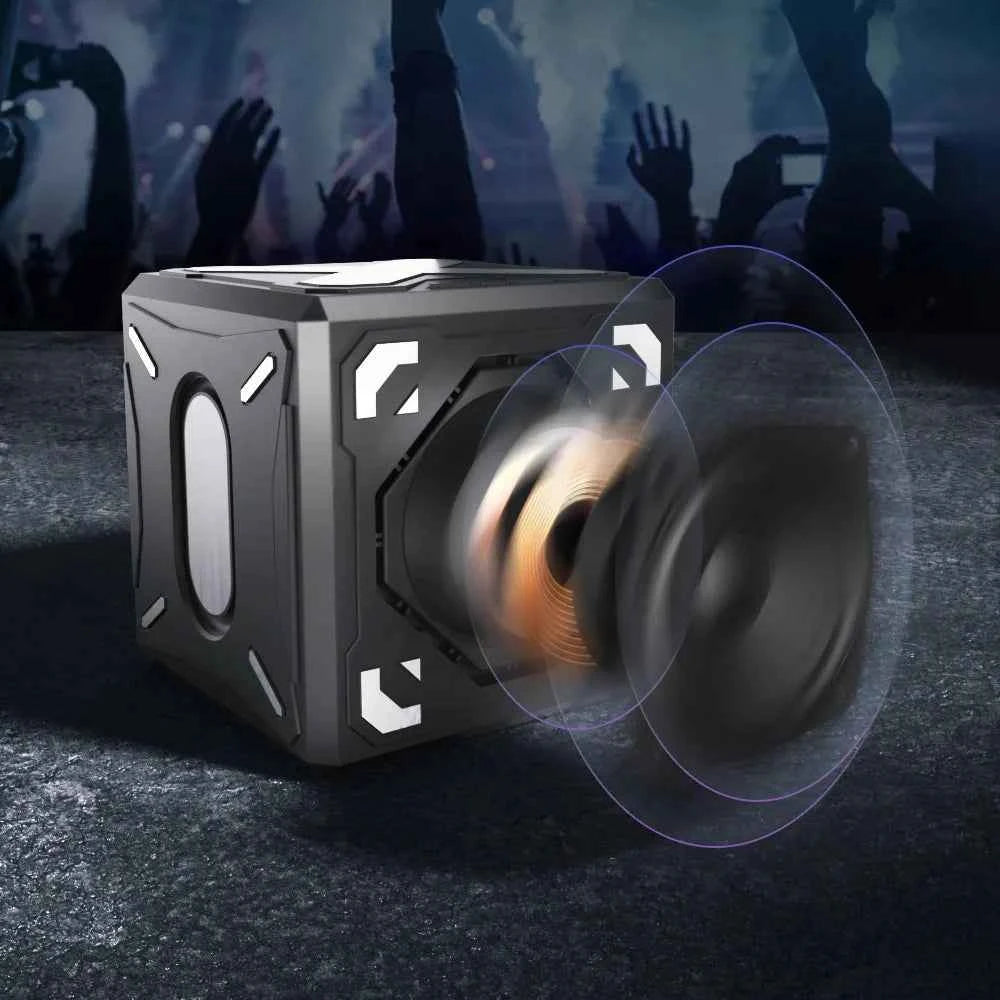 CJH New Mini Portable Wireless Bluetooth Speaker with HIFI Subwoofer, Outdoor Desktop Novelty Gift Small Speaker My Store