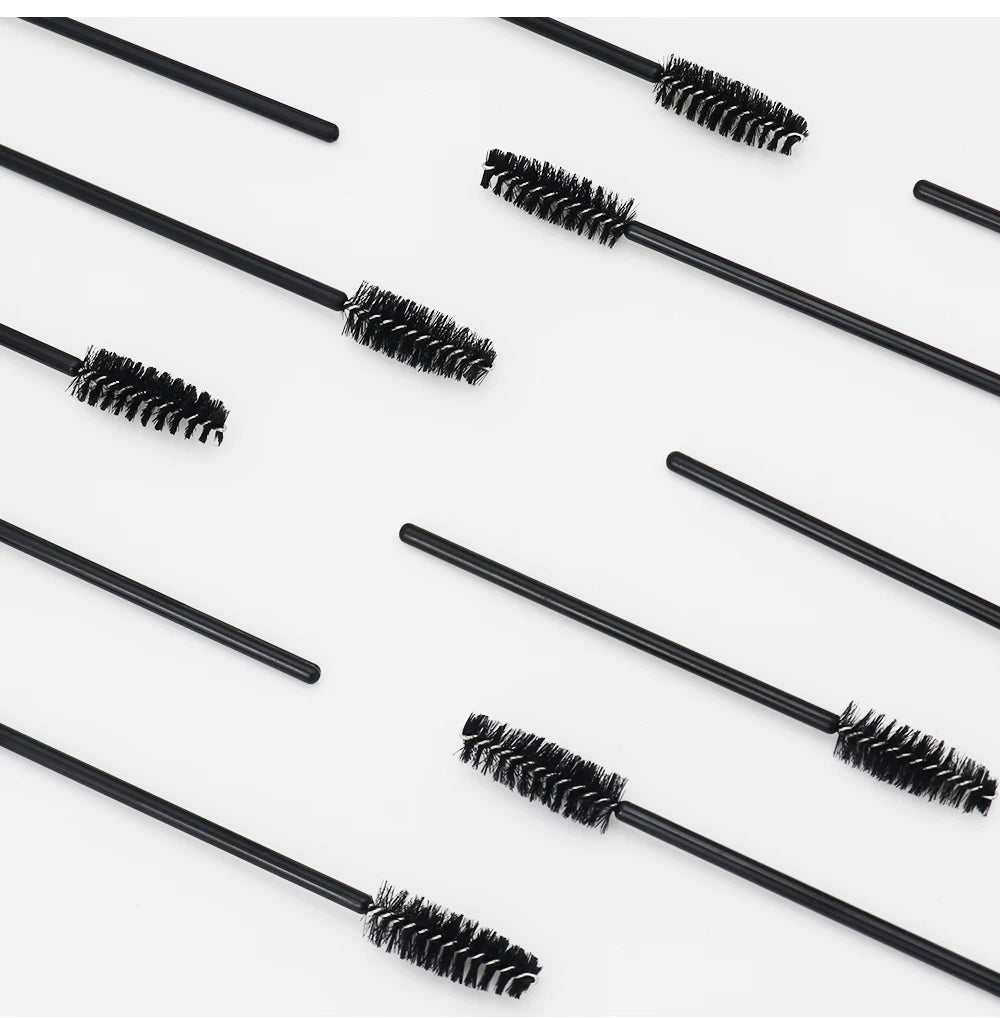 Disposable Eyelash Brushes for Extensions - Premium Soft Crystal Wands False Eyelashes Tidesmit