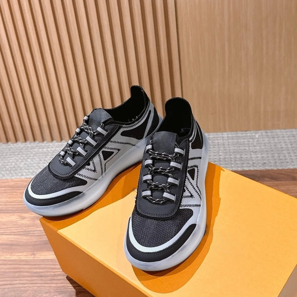 Wholesale High Quality Luxury Women & Men's Shoes Customized Brand Logos Designer Sneakers PU Upper Rubber Outsole All Seasons