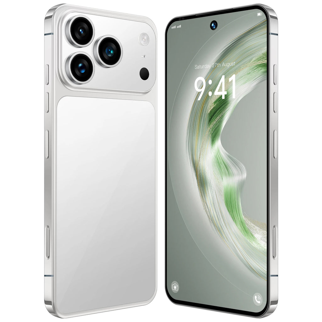 I17 17 Pro Max 5G smartphone with 7.3 inch 144Hz display and 108MP camera in 1TB storage configuration