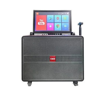 Altavoz De Karaoke Big Speakers Outdoor Dj Party Altavoces De Escenario Bocinas De 15 Pulgadas Trolley Speaker With Wireless Mic My Store