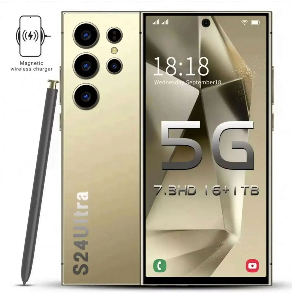 Tidesmit S25 Ultra 7.3 inch display and advanced AI camera system on sleek smartphone design
