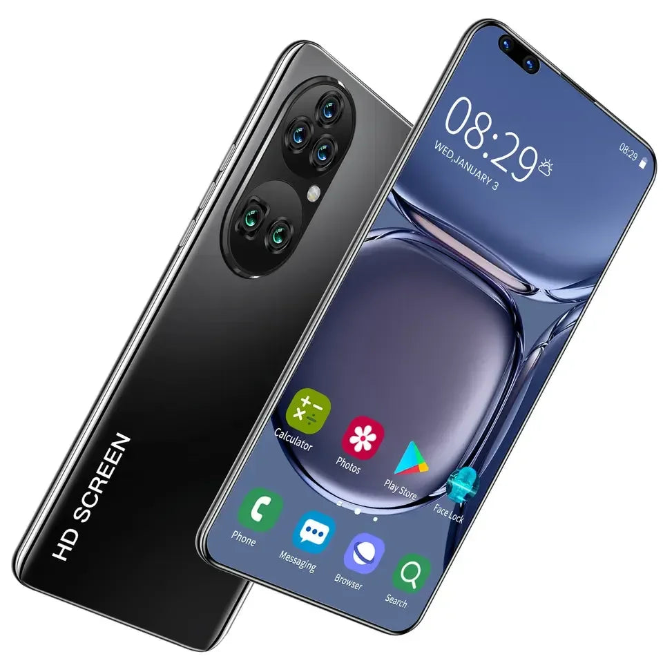 Tidesmit 5G Smartphone, 7.8 Inch 4K Display, 16GB RAM, 512GB Storage Tidesmit