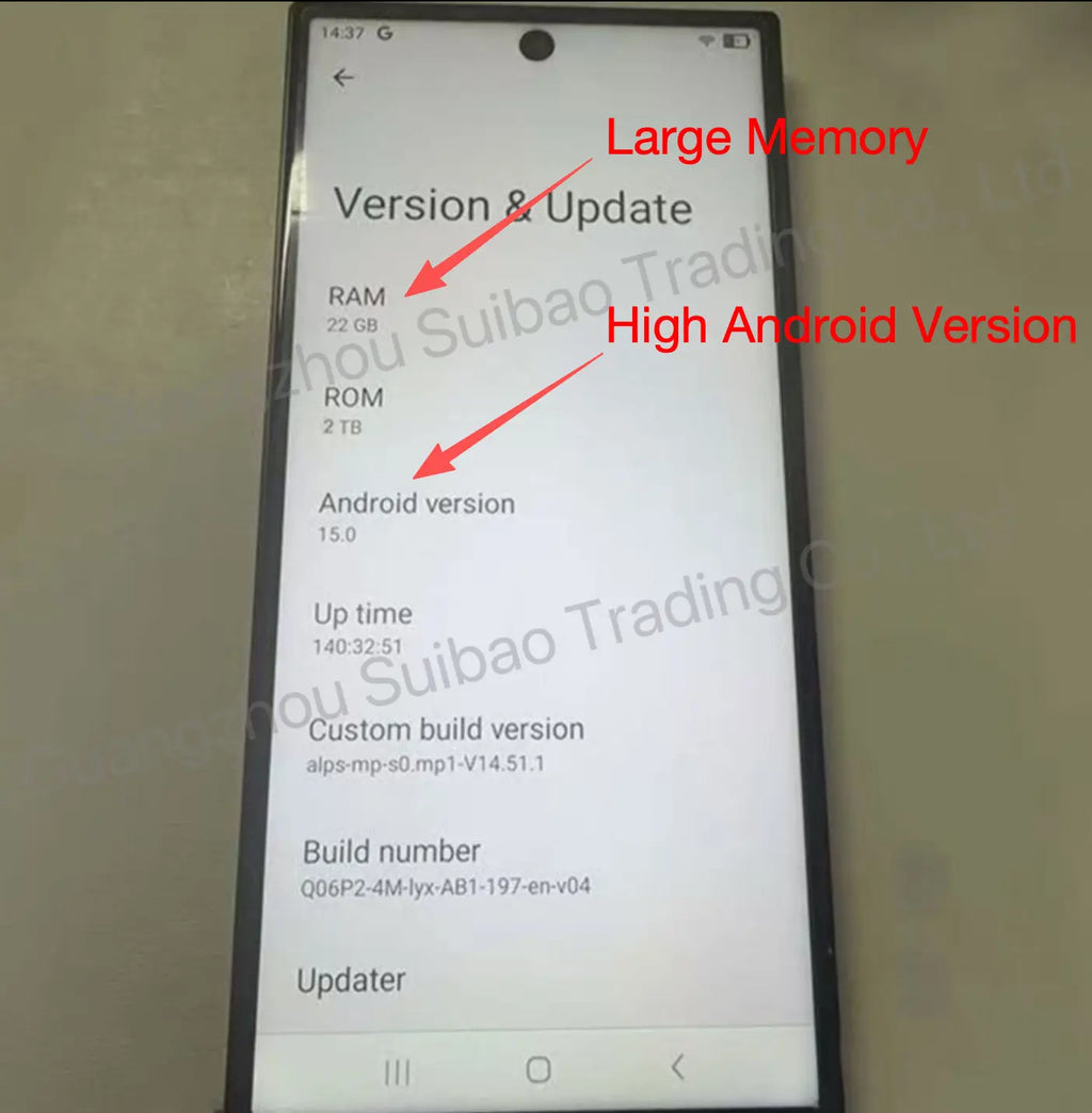 New S25 Ultra 5G smartphone with 22GB RAM 2TB storage and HD screen for high-performance multitasking