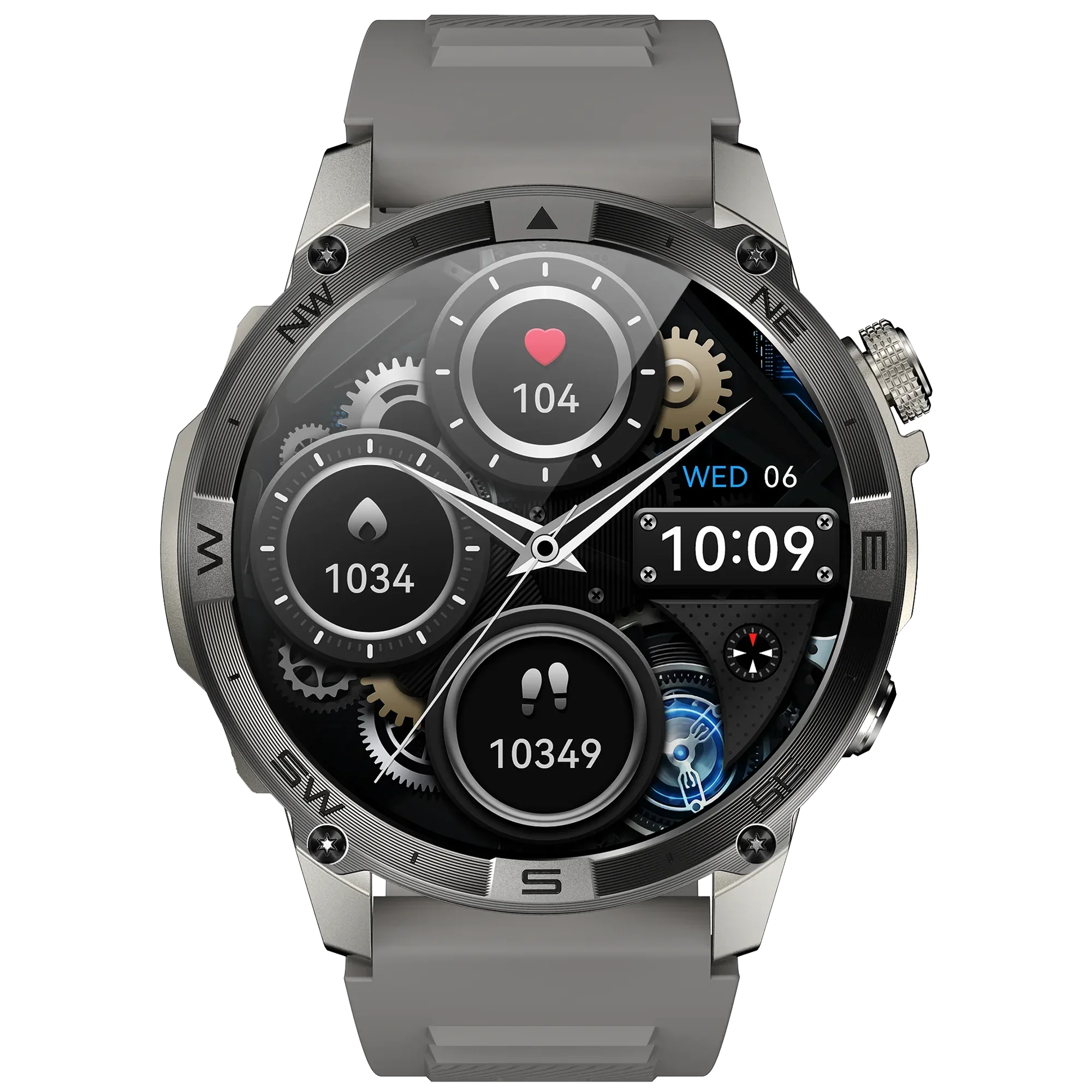 VALDUS 1.43 Inch AMOLED Round Screen Waterproof IP68 Bluetooth Call Smartwatch NFC GPS Heart Rate Monitor VG40 PRO Smart Watch - Tidesmit