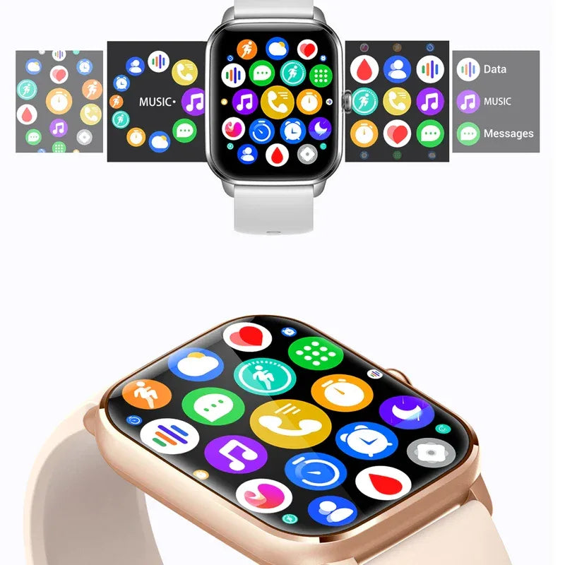 Smart Watch 1.9inch Fitness Tracker Watch BT Call Smartwatch Continuous Heart Rate Monitoring Factory Directly PK C61 Smartwatch - Tidesmit