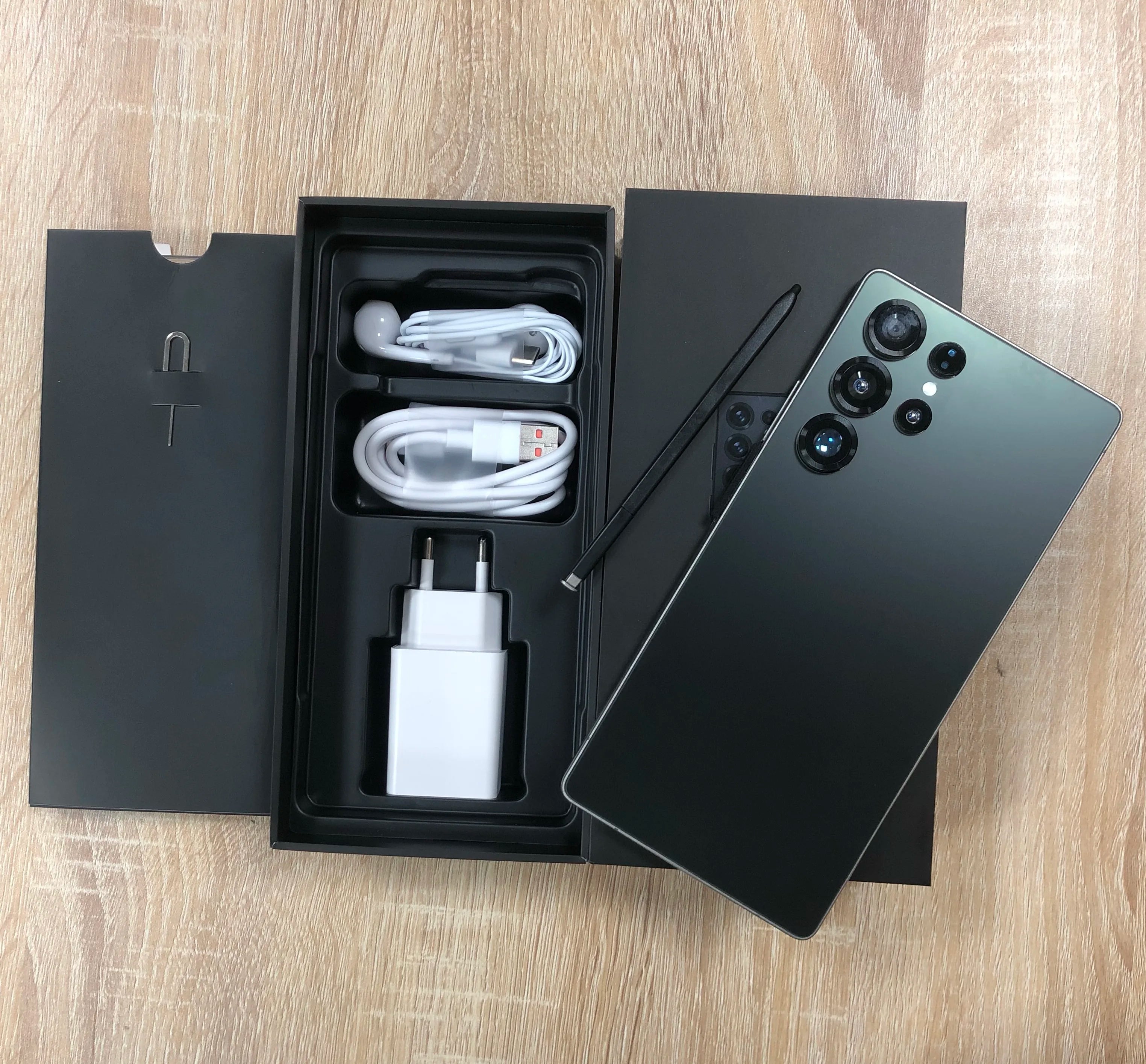 High Configuration S25 Ultra 2025 7.3Inch 22GB+1TB 5G Android 15 HD Screen 108MP Clear Camera Gaming Long Standby Smart Phone Dark Green 22g Tidesmit