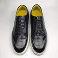 Crocodile Leather New Comfortable China Shoes Men's Sneakers Handmade Ladies Shoes Sneakers Custom Walking Sports Shoes Men