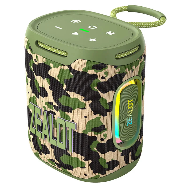 OEM2025 New Arrival Mini Square Wireless Speaker S122 360 Surround Stereo TWS Activity Speaker Outdoor Portable BT Speaker Camouflage My Store