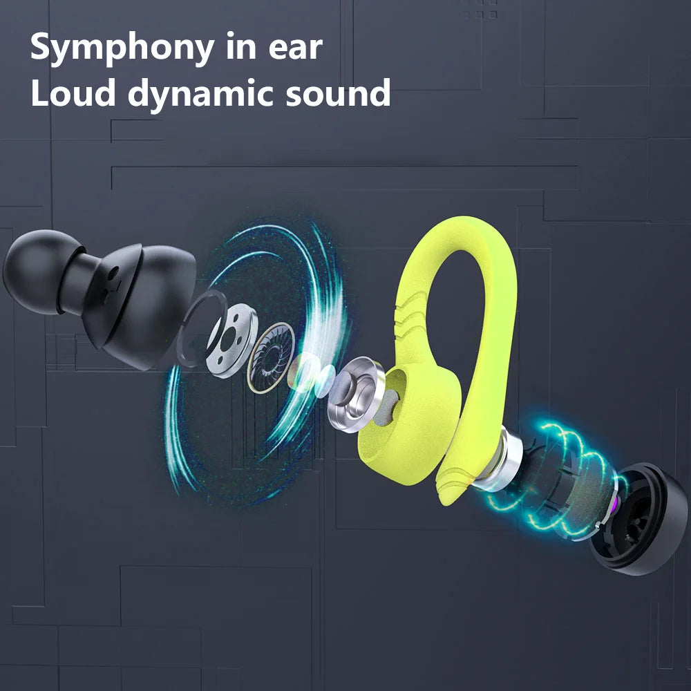 Electronics IPX7 Ecouteur San Fil Hifi Bass Sports Earphones Headphones TWS Wireless Earbuds Audifonos Fone De Ouvido Bluetooth Tidesmit