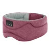 Drop Shipping Bluetooth Sleep Headphones Sleeping Eye Mask with Ultra Soft Speakers and Microphone 35 Hours of Music Play Time Pink SK-29 Tidesmit