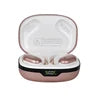 2025 Wireless 5.4 Earphones Wireless Earbud Headphones TWS Stereo Gaming In-ear Headphones With LED Display Charging Case Rose Gold BX17 Tidesmit