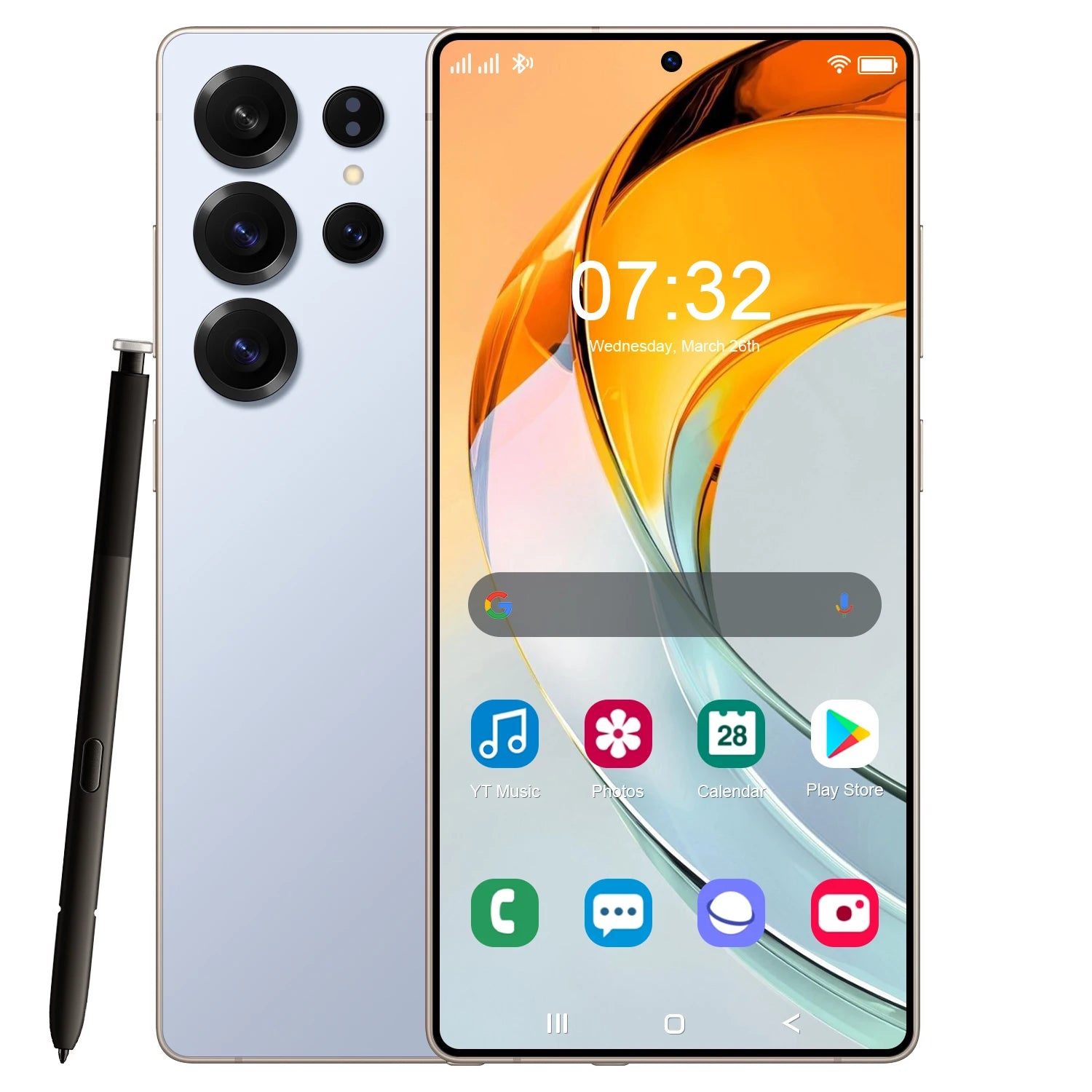 S25 Ultra 5G Smartphone – 6.9 Inch AMOLED Display 128GB Unlocked Mobile Blue 4 G 128 GB Tidesmit