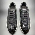Goodyear Welt Custom Shoes Men Genuine crocodile Leather Popular Outdoor Sneakers Running alligator Skin Sports Men's Shoes