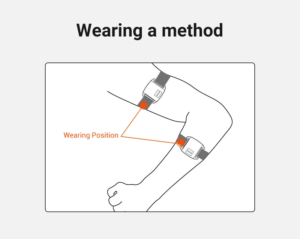 HW706 Bluetooth Heart Rate Monitor Armband with Optical Sensor Tidesmit