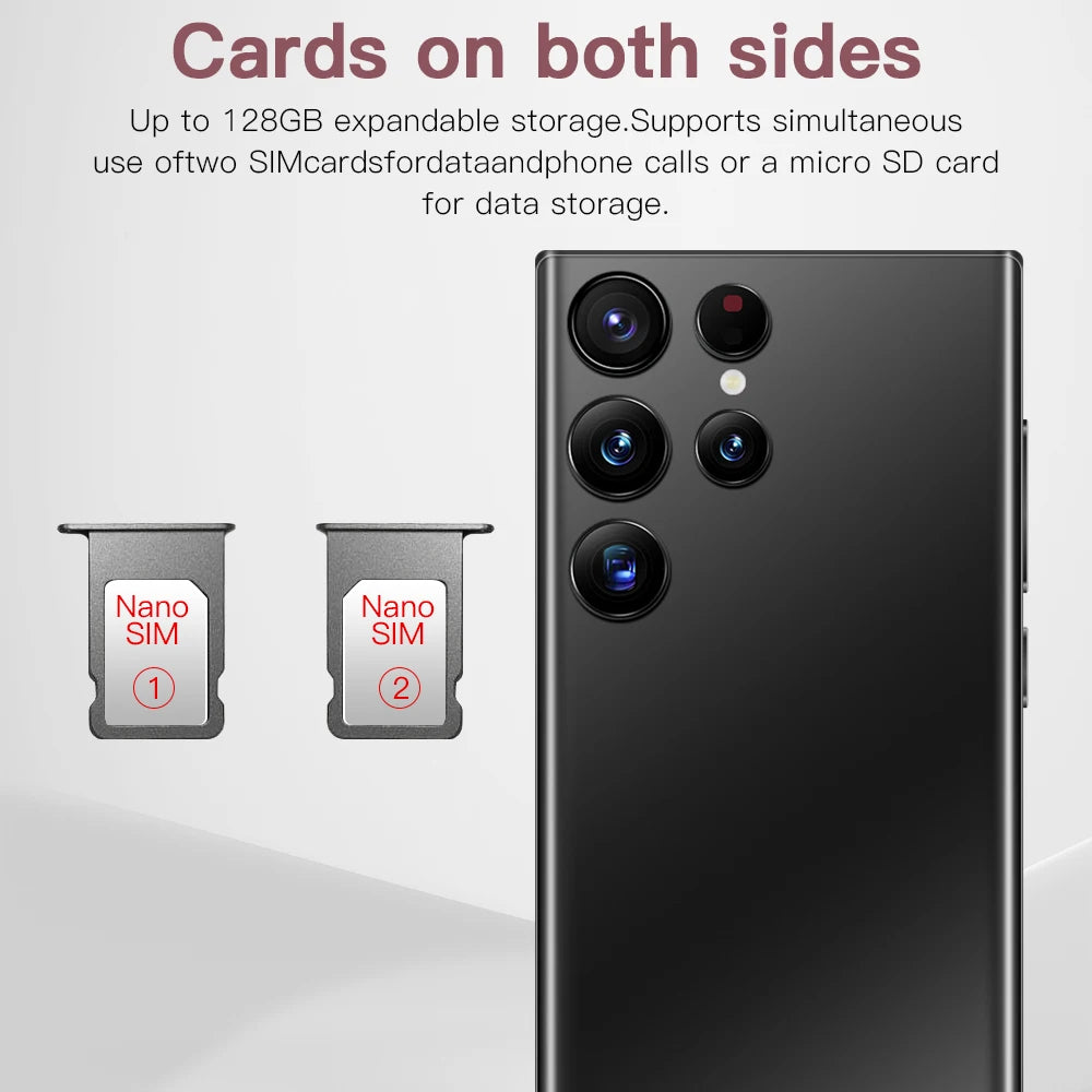 2023 Note 20 Ultra New 7.3inch Smartphone 4g 5g Unlocked Android Mobile Original Cellphone Cell Smart Phone Tidesmit