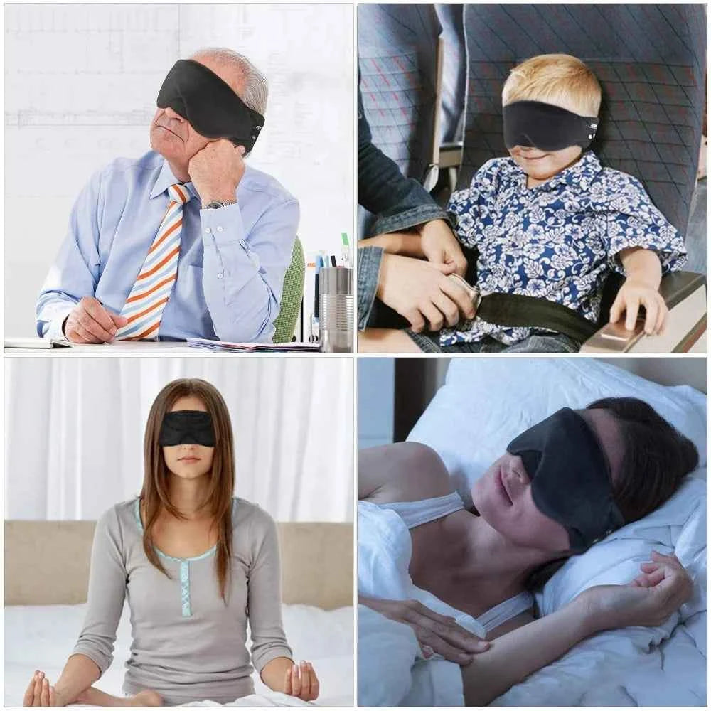 Bluetooth Sleep Headphones with Built-in Speakers and Mic, Bluetooth Eye Mask with Headphones for Sleep Travel Meditation My Store