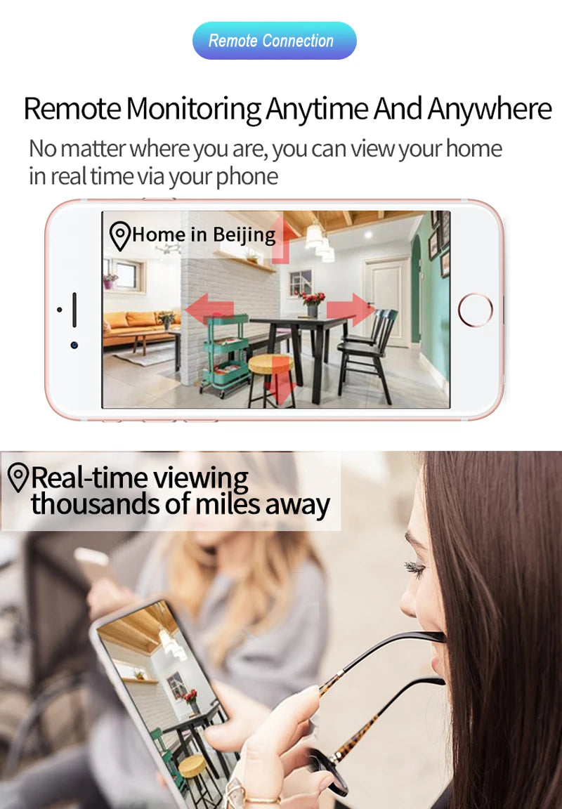 JIENUO 5MP Dome Wifi IP Camera 128G 64G 32G Cctv Security Surveillance Wireless Infrared Night Vision Onvif 1080P Home Cam CamHi