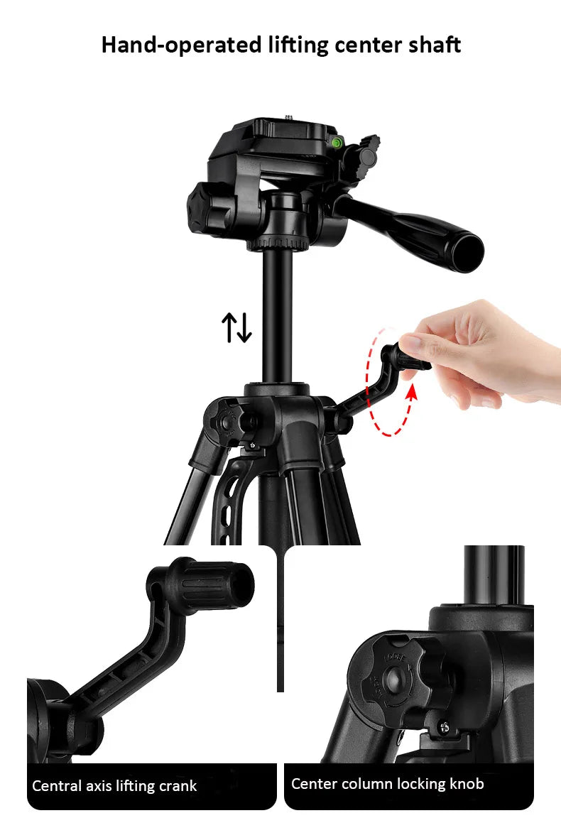 New Lightweight Adjustable LED Ring Light Self-Timer Phone Holder and Camera Tripod for Live Broadcast Equipment Hot Sale Tidesmit