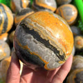Natural Crystals Healing Stones Rare Stone Bumblebees Jasper Ball Quartz Crystal Sphere for Home Decoration