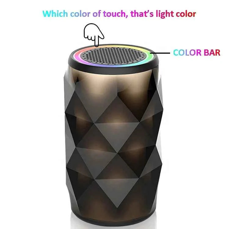 Flashing LED Touch Control Light Mini Blue Tooth Speaker My Store