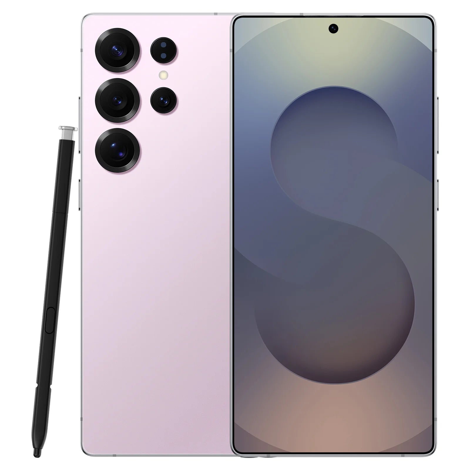 Hot Selling S25 ULTRA 16GB+1TGB 7.3 Inch Phone Original Full Display Android 14.0 Mobile Cell Smart Phone Pink 16g Tidesmit