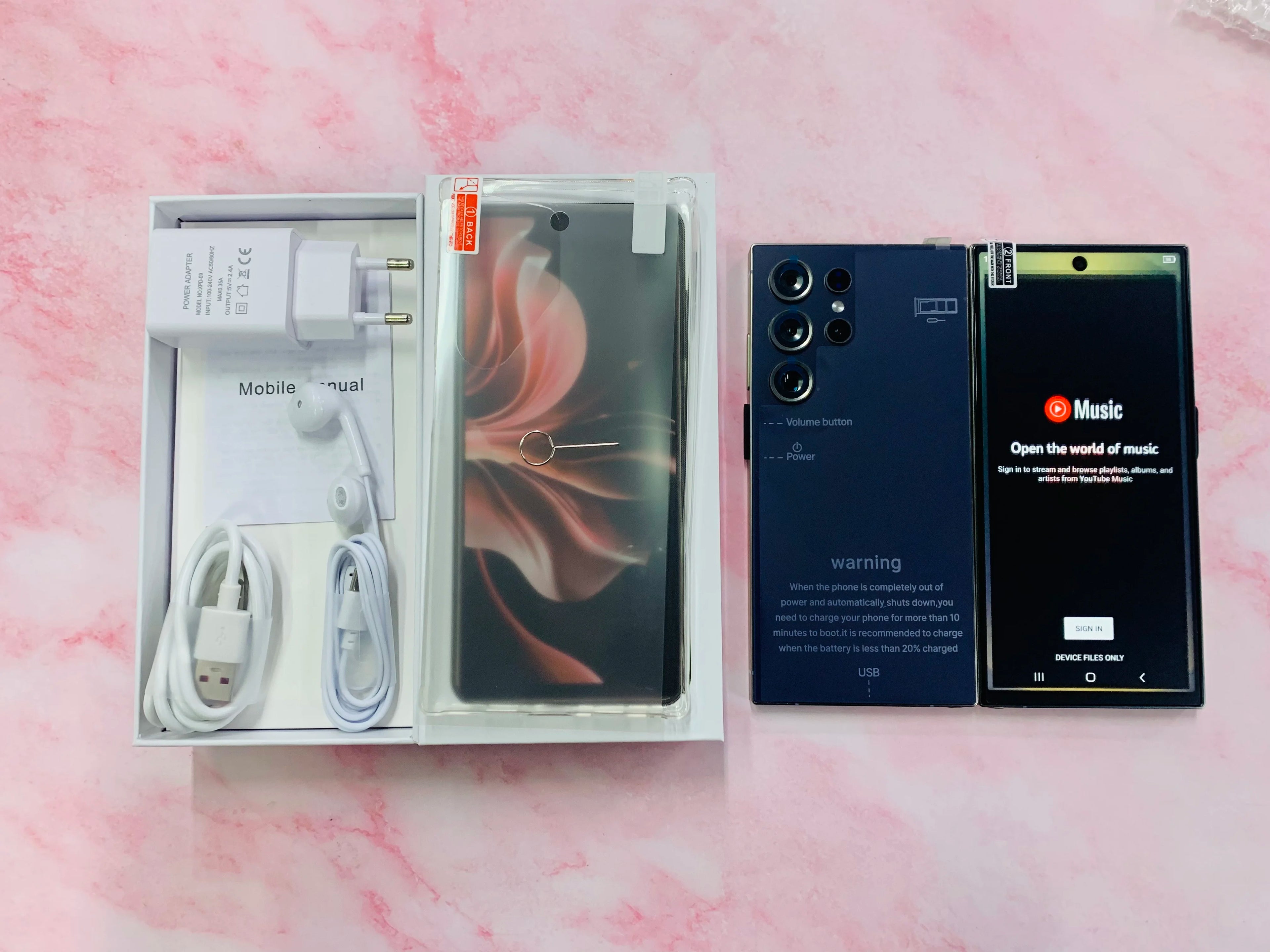 New S25 Ultra 22GB+2TB Smartphones 5G Dual SIM Cellphone Mobile Phone Big Screen Global 5G Android 15 S25 Ultra Smartphone Purple 22GB RAM+2TB ROM Tidesmit