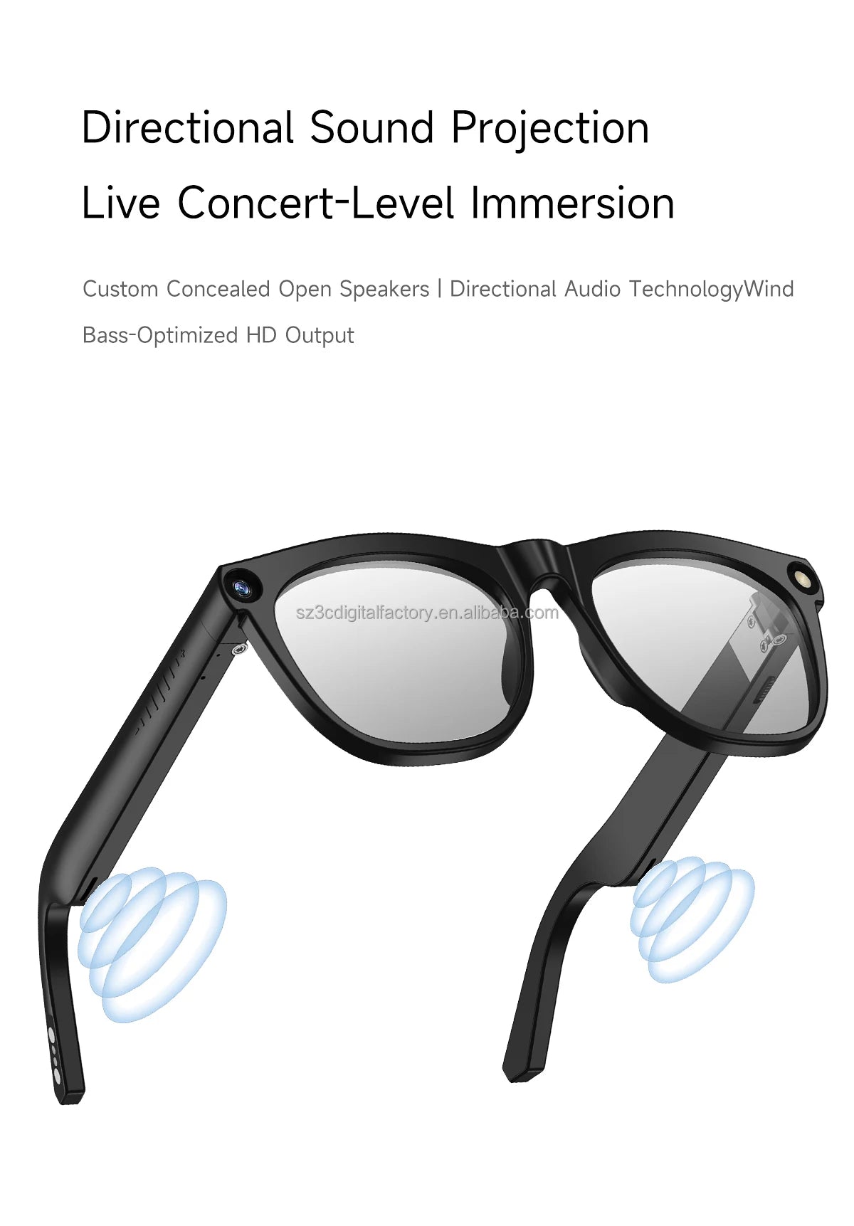 NextGen CY01 Smart Glasses AIPowered Translation 8.0MP Camera Multimedia Player AR Hardware Glasses Tidesmit