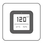 SmartLife Tuya Smart ZigBee Bluetooth-Compatible Mesh Brightness Thermometer Light Temperature Humidity Detector Wireless Remote
