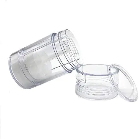 Tidesmit 5pcs 30ml clear twist up deodorant containers for DIY refillable stick and antiperspirant samples