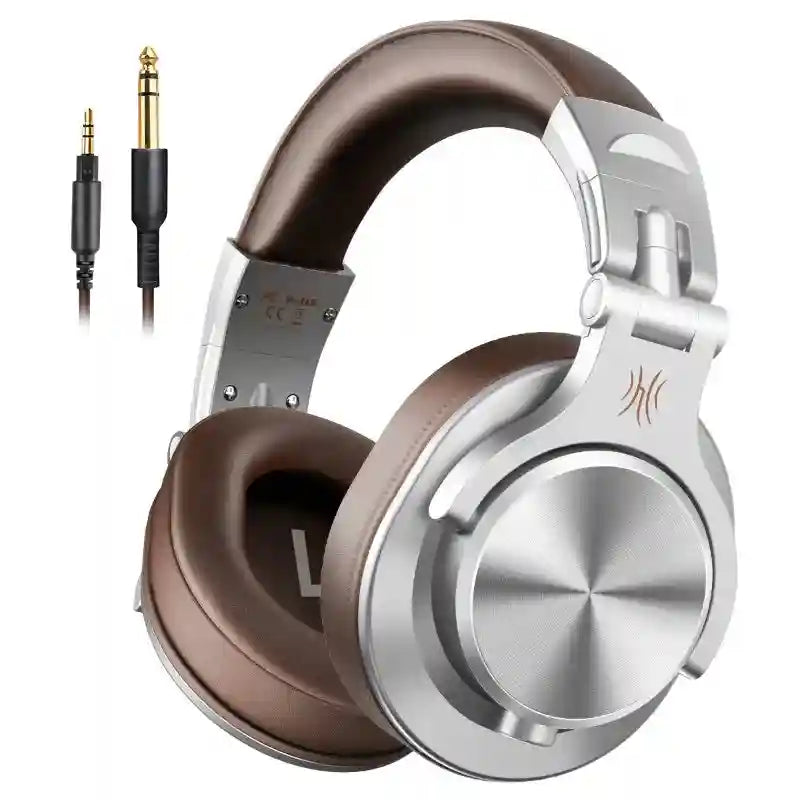 Wired Over-Ear Studio Headphones with Integrated Microphone Tidesmit