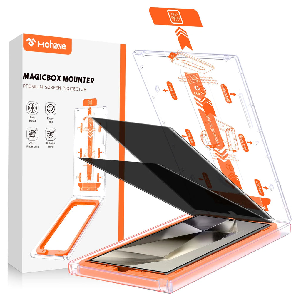 For Samsung S25Edge/S25U/S24+/S23/S22+ 2.5D9HDust-Free Cabin Anti-PeepingPrivacy Toughened Screen Protector Anti-Fall Dust-Proof Tidesmit