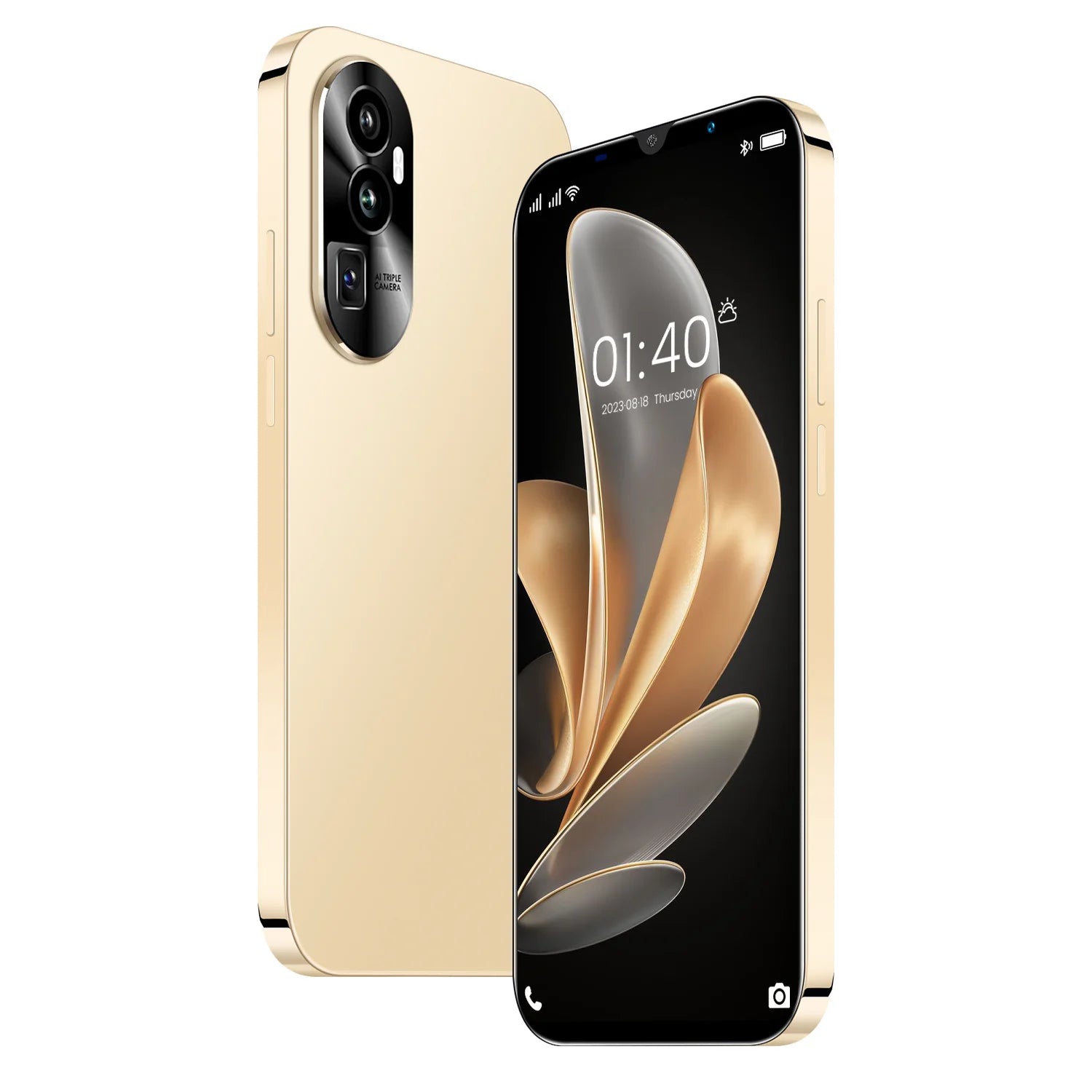 Hot Selling Rino 10 5.5 Inch HD Smart Mobile Phone 1G+16G Android 108MP High Quality Mobile Phones Tidesmit