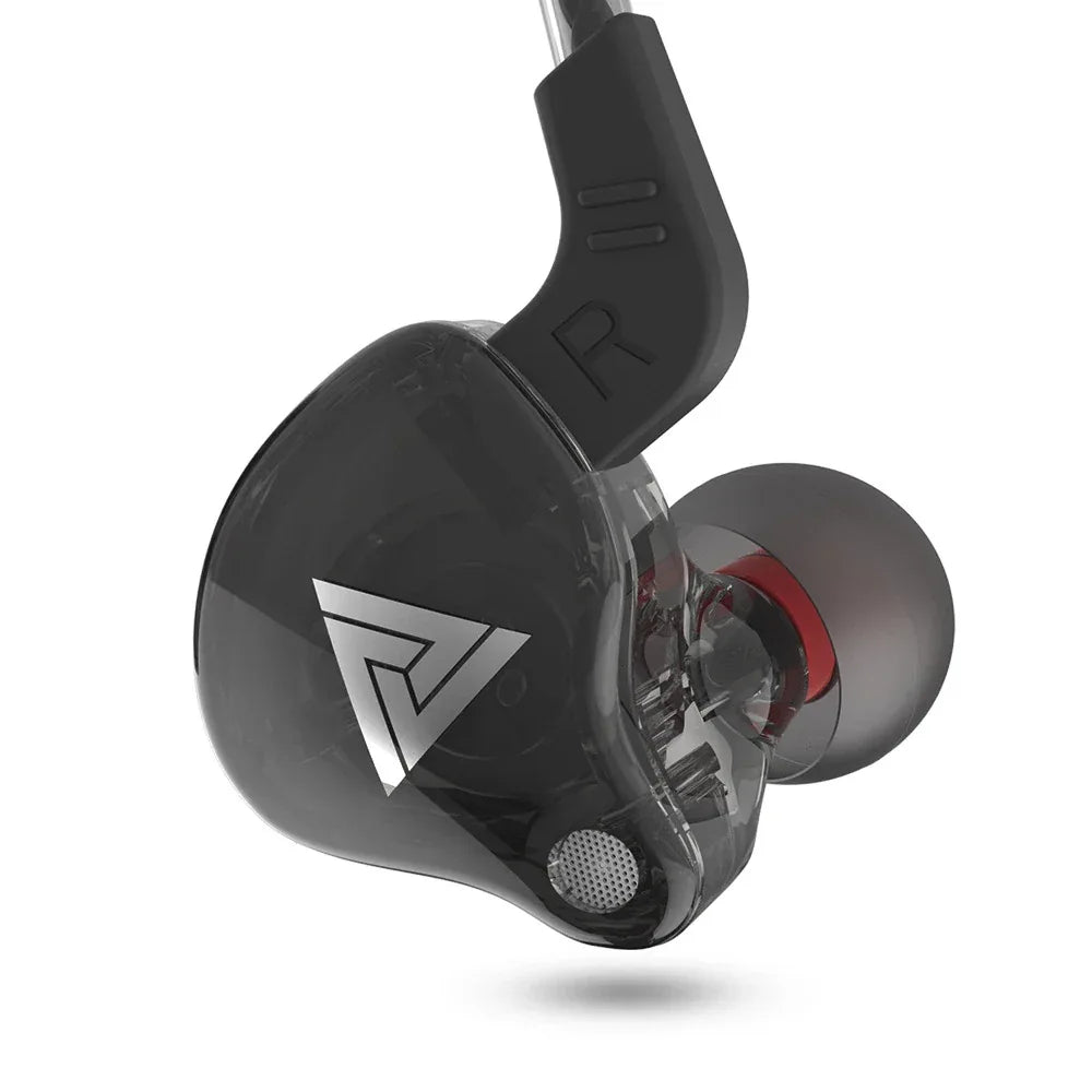 SK7 Wired Earphones With Microphone and Bass Stereo | Tidesmit AK6 Black Tidesmit