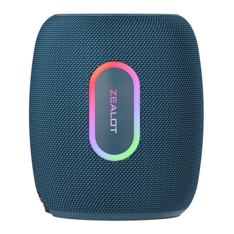 Portable BT Speaker Mini Outdoor Subwoofer with TWS/AUX Braided Music Center with Colorful Light for Parties Mobile Phones My Store