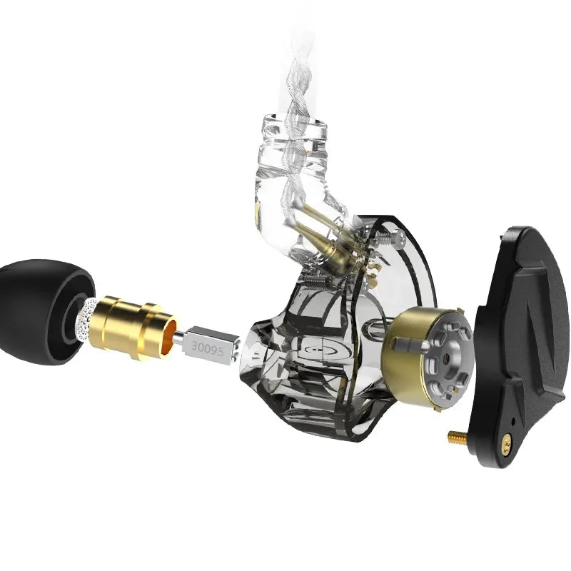 Wired In-Ear Monitors with Mic - Hybrid HiFi Bass Audio | Tidesmit Tidesmit