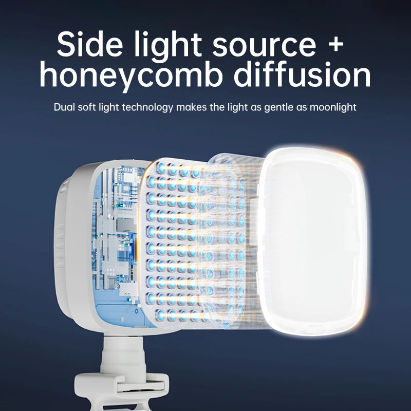 Factory Wholesale New Handheld Ring Light Filling Lamp Portable Mobile Live Broadcast Rechargeable Photography Lamp Tidesmit