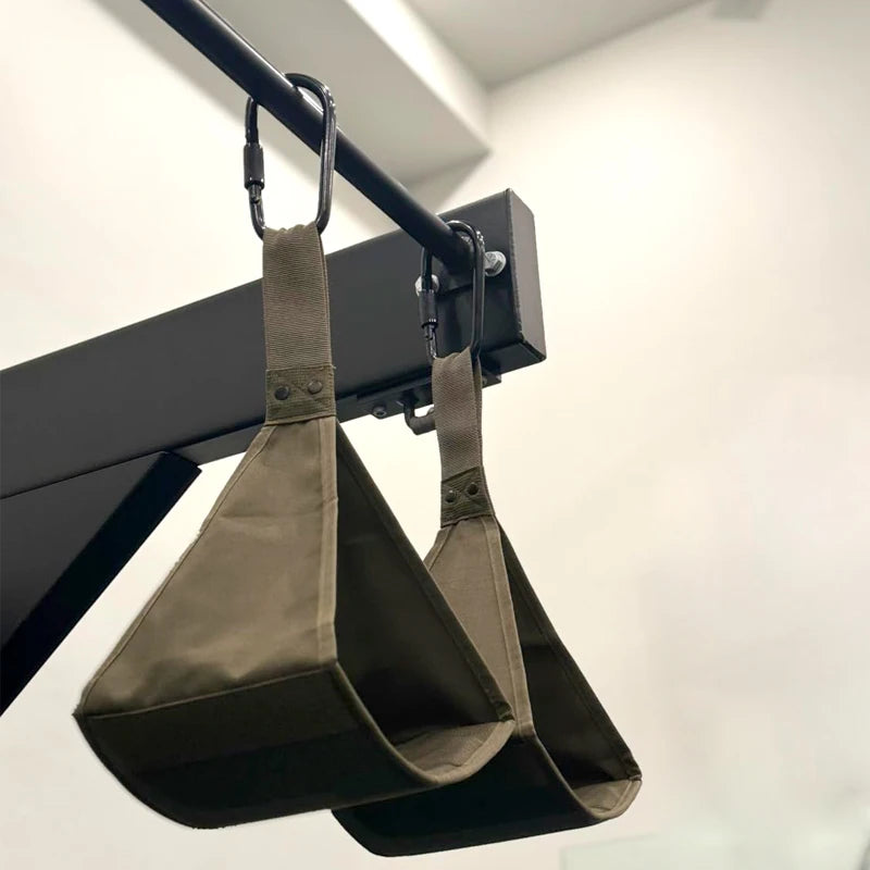 Wholesale EVA Gym Fitness Workout Slings Ab Straps for Core Abdominal Exercises Hanging Ab Slings Accessories Black Tidesmit