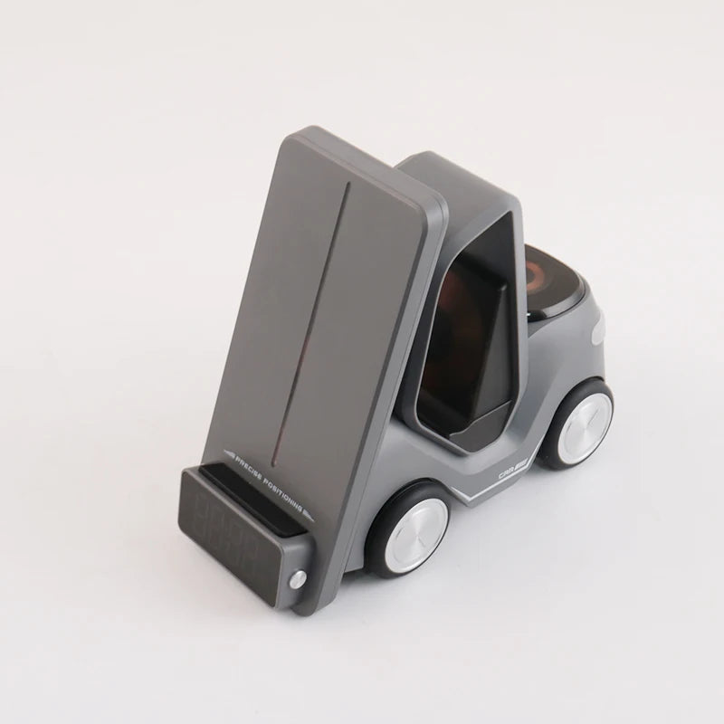 Multifunction 15W Wireless Charger 5 in One Fast Charger with Phone Watch and Headphones with Truck New Shape Tidesmit