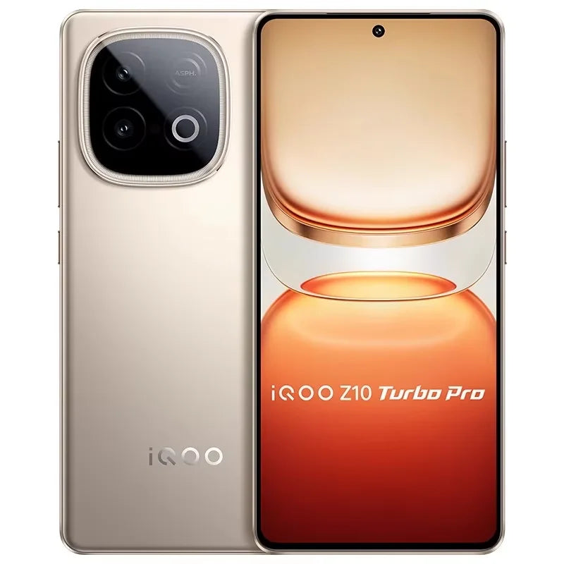 Original Vivo IQOO Z10 Turbo Pro 5G Smartphone 7000mAh 120W SuperVOOC Snapdragon 8s Gen4 6.78 Inch AMOLED 144Hz 50MP OIS OTA NFC Tidesmit