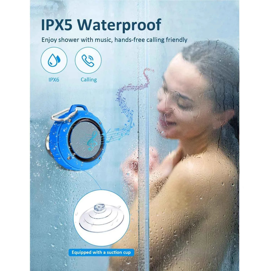 Kunodi F4 Outdoor Waterproof Bluetooth Speaker 10W TWS IPX6 Portable Mini Shower Speaker with MIC Enhanced Bass 12H Playtime My Store