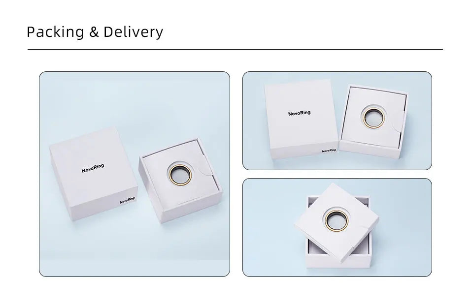 Innovative Smart Ring for Fitness Tracker Blood Oxygen Heart Rate Body Temperature Monitoring-Hottest Electronic Accessory Tidesmit