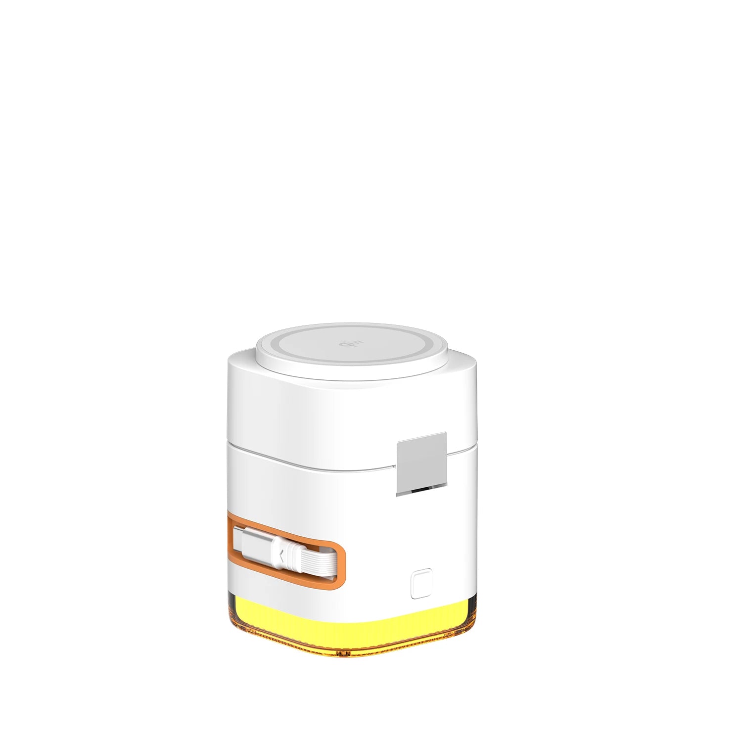 65W 5-in-1 Wireless Fast Charger Night Light Desk Table Charger Multifunction USB C Charging Docking Station Wireless Adapter 7.5W-White Tidesmit