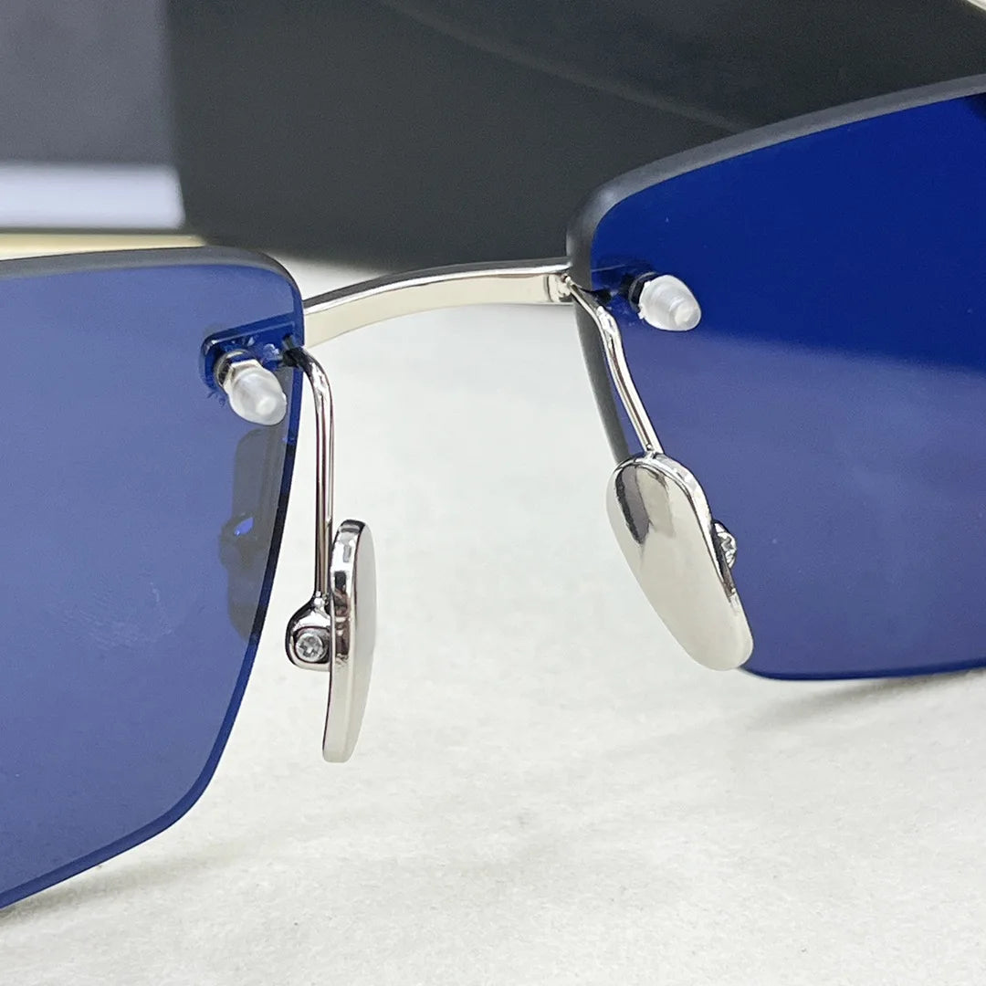 European American Fashion Cross-Border Sunglasses Light Luxury Casual Square Home Frameless Holiday Trendy Style for Men Women
