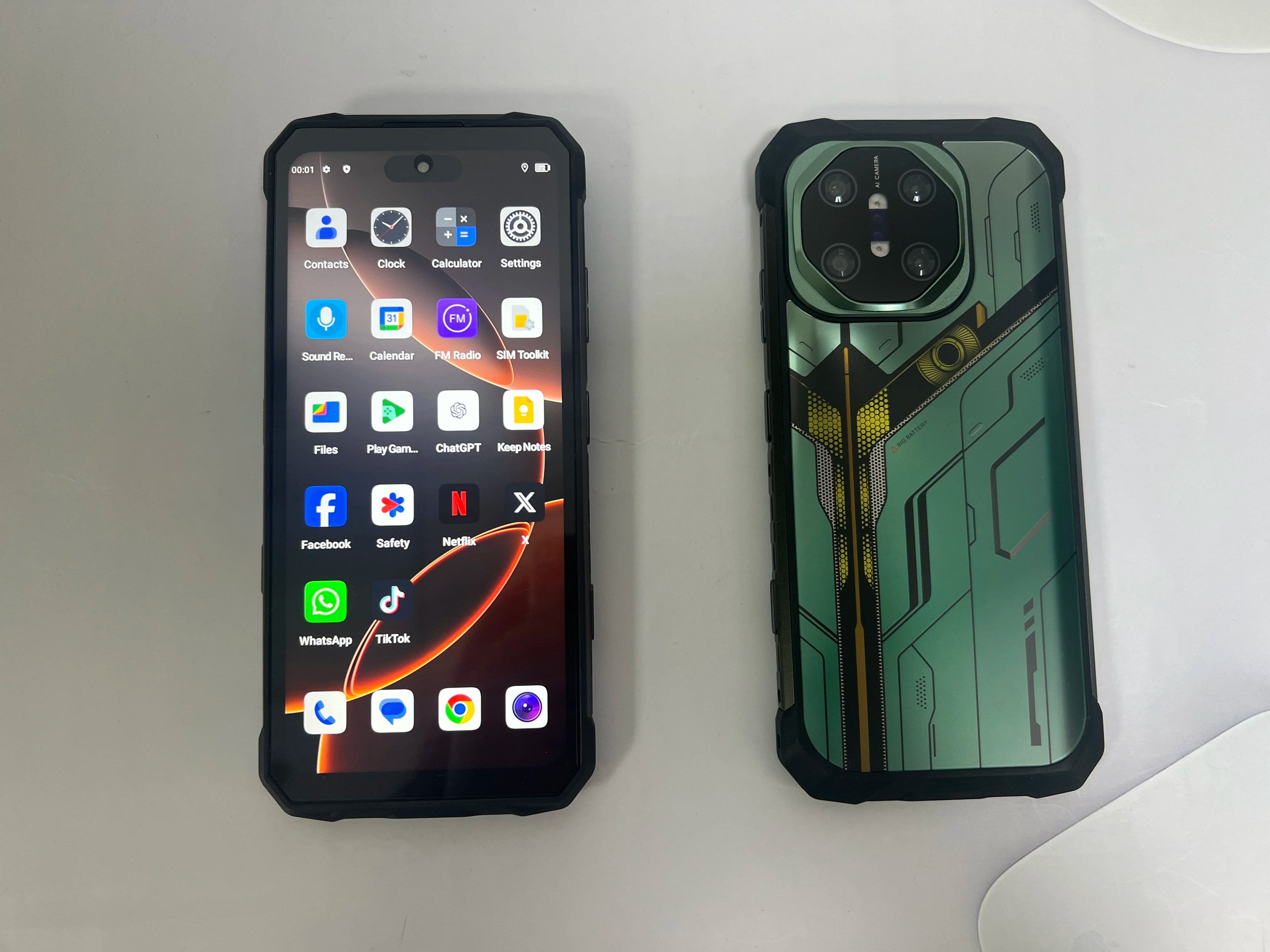 Tidesmit X27 Ultra 2026 gaming phone side profile showing sleek design and high-end display quality.